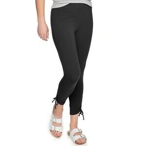 ALO Yoga Black Cinched Ankle Leggings S